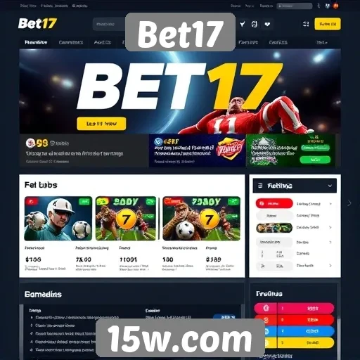 Interface do site Bet17 recebe atualizações recentes